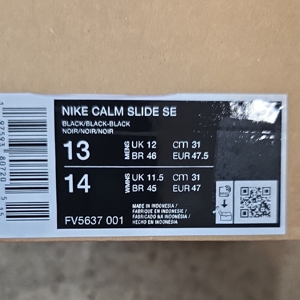Nike Calm SE Mens Marbled Slides - Picture 7 of 7